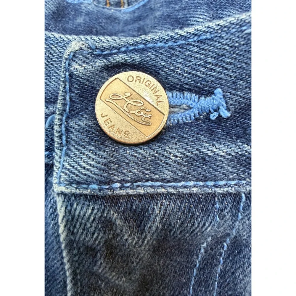 Vintage Hot Kids Baggy Skater Jeans‎ Boys 10 Blue Carpenter Embroidered Y2K